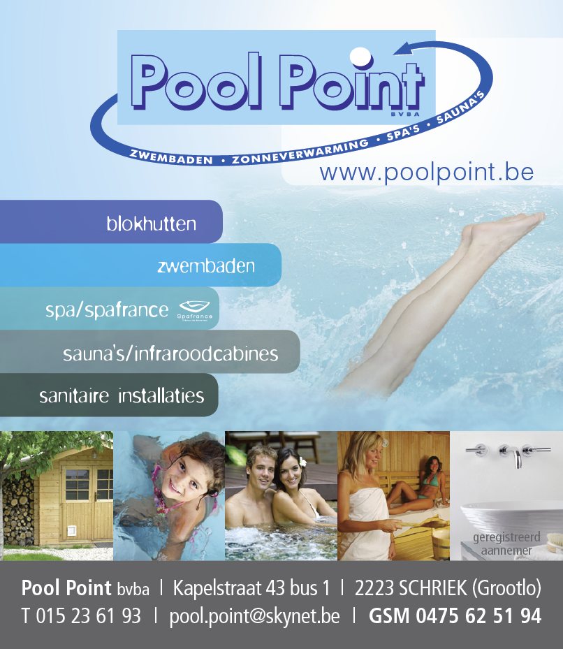 Zwembaden, sauna's, spa's, sanitair - PoolPoint